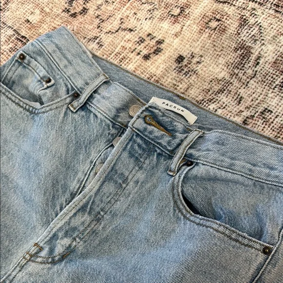 PacSun High Rise Blue Jeans Classic Denim - Picture 2 of 4